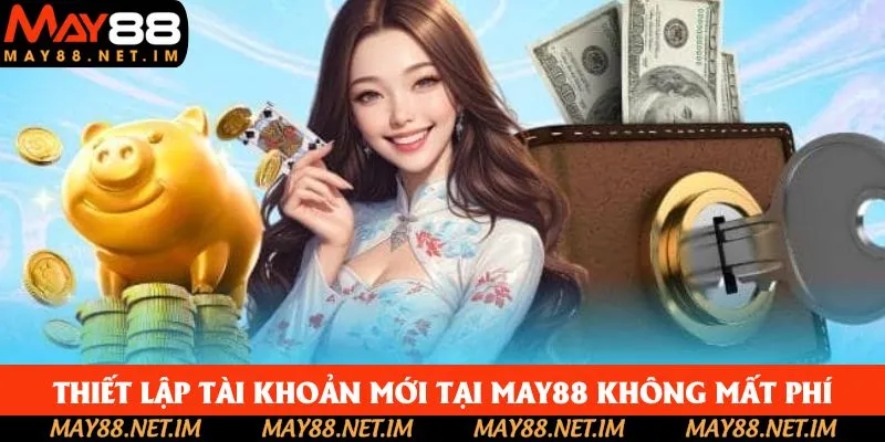 Thao tác thiết lập tài khoản mới tại May88 không mất phí Thao tác thiết lập tài khoản mới tại May88 không mất phí