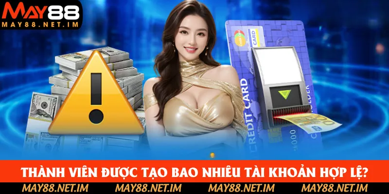 Người dùng được pháp tạo duy nhất một tài khoản theo quy định Người dùng được pháp tạo duy nhất một tài khoản theo quy định