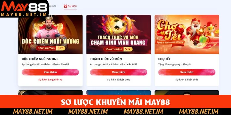 Đôi nét khuyến mãi May88 Đôi nét khuyến mãi May88