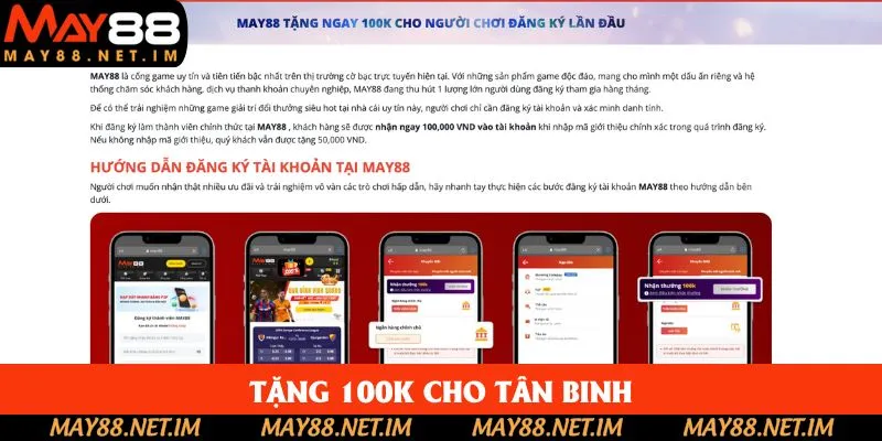 Chào mừng thành viên mới với phần quà là 100k Chào mừng thành viên mới với phần quà là 100k