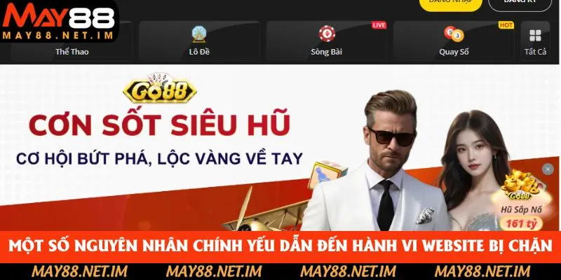 Một số nguyên nhân chính yếu dẫn đến hành vi website bị chặn Một số nguyên nhân chính yếu dẫn đến hành vi website bị chặn
