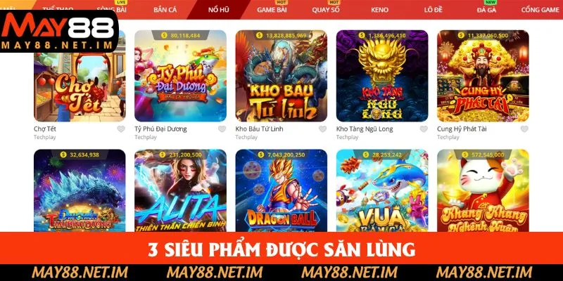 3 siêu phẩm được săn lùng 3 siêu phẩm được săn lùng
